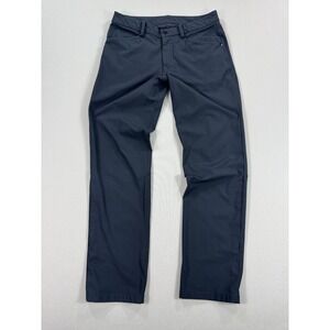 Lululemon Commission Dress Pants Men's 30x30 Black Slim Fit Stretch Warpstreme